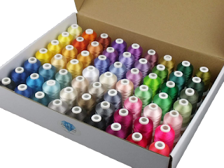 Polyester embroidery thread