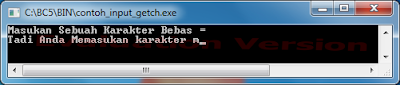 contoh input getch pada cpp