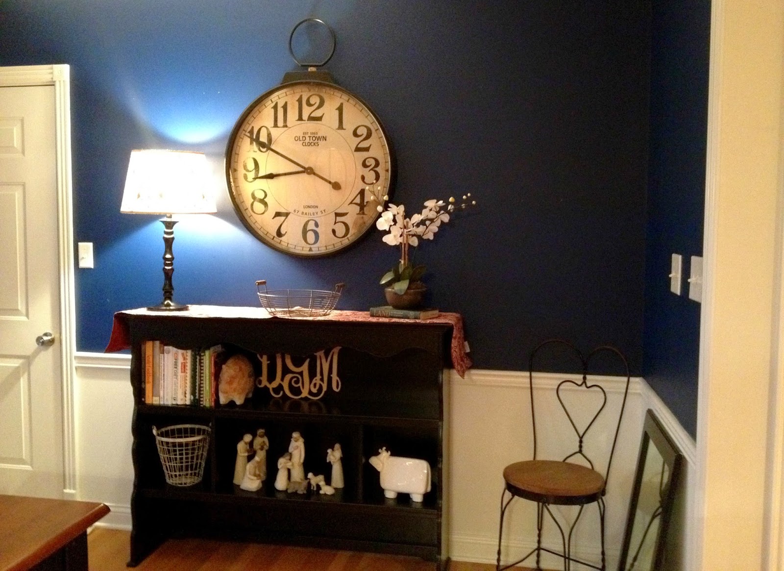  /dresser combo from Avery's room is now a table in the dining room title=