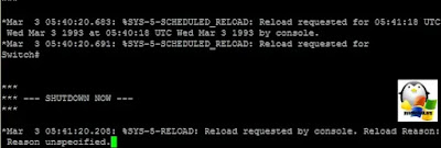 How to reboot cisco with command ?