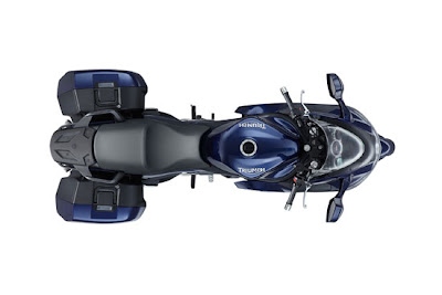2011 Triumph Sprint GT Motorcycle top view