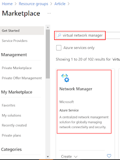 Deploying Azure Virtual Network Manager