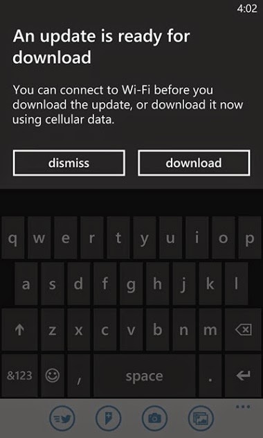 Windows Phone 8.1 Update Installation