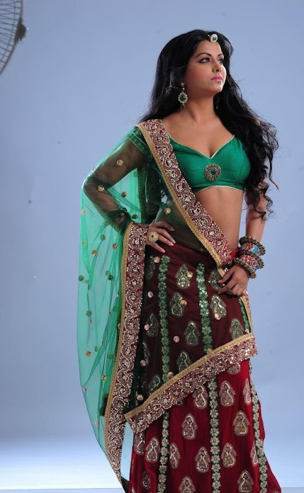 rachana mourya spicy in saree glamour  images