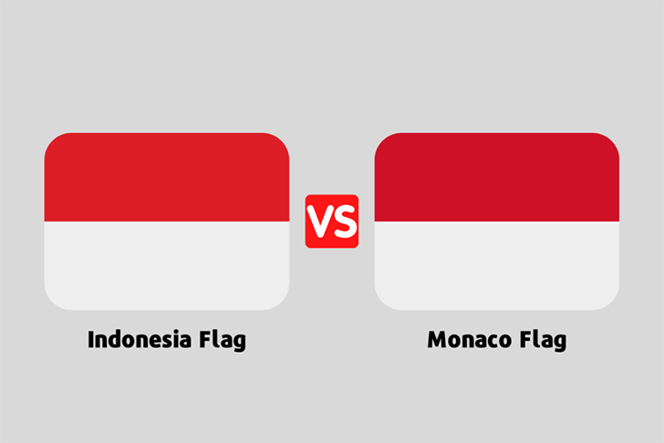 kenapa bendera indonesia sama bendera monaco