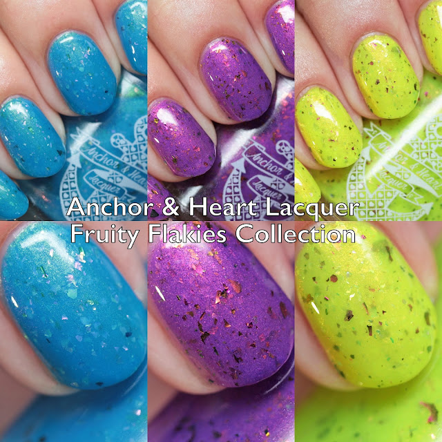 Anchor & Heart Lacquer Fruity Flakies Collection