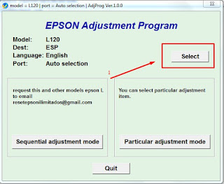 Cara Reset Printer Epson L120