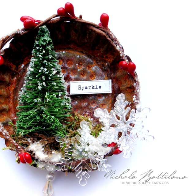 Tart Tin Ornament Tutorial - Nichola Battilana