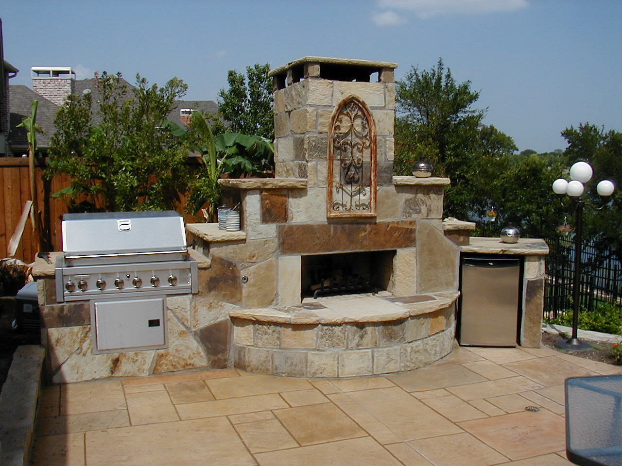 Outdoor Fireplace