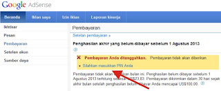 Cara Memasukkan PIN ke Akun AdSense untuk Verifikasi Publisher