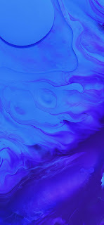 خلفية ايفون مياه زرقاء داكنة