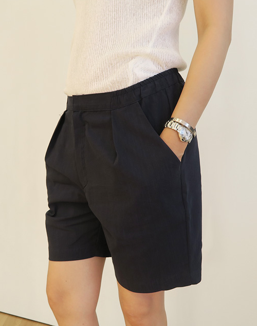  Elasticized Waist Shorts