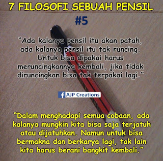  Kata-Kata Bijak Filosofi Pensil