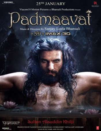 Watch Online Padmaavat 2018 Full Movie Download HD Small Size 720P 700MB HEVC HDRip Via Resumable One Click Single Direct Links High Speed At WorldFree4u.Com