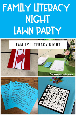 Family Literacy Night Ideas and Activities for Lawn Party