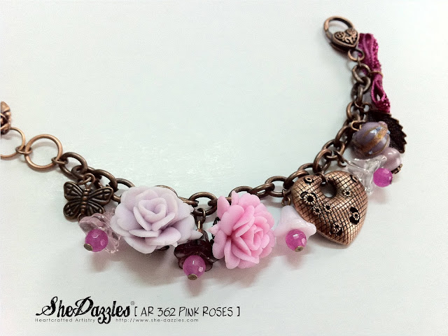 pink-rose-pastel-charm-bracelet-malaysia