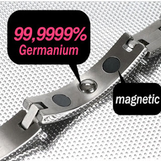 Gelang Magnet AMEGA (Titanium, Neodymium & Germanium