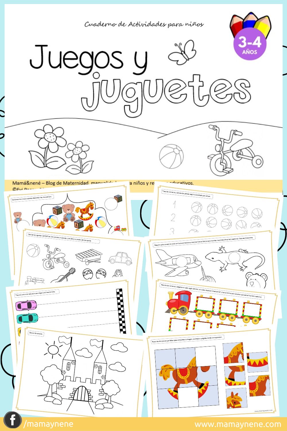 CUADERNO JUEGOS Y JUGUETES PREESCOLAR