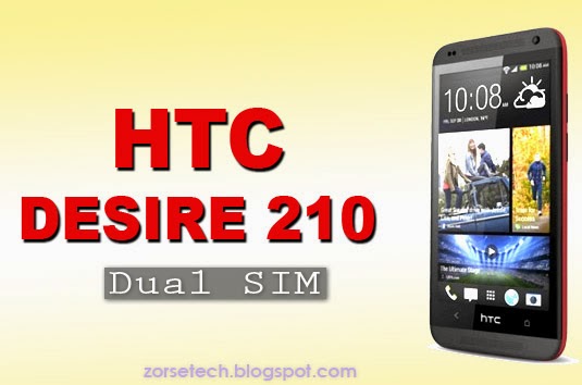 HTC Desire 210 with 4 inch display powerd by 1GHz dual-core processor