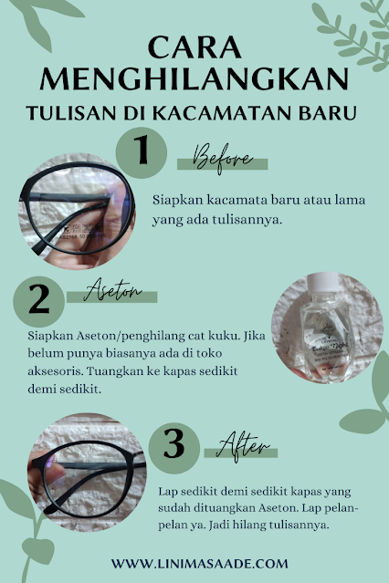 menghilangkan tulisan kacamata