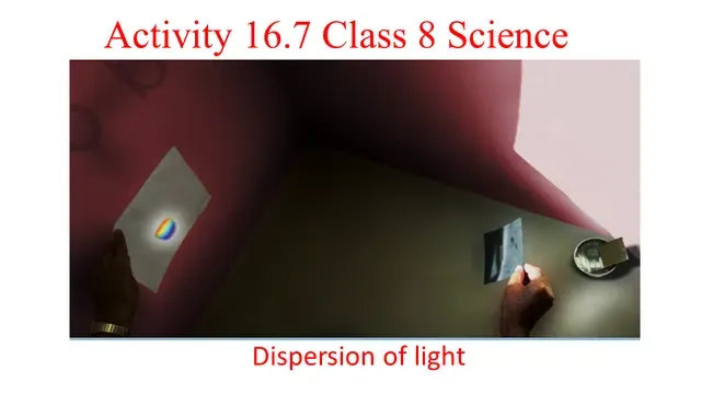 Activity 16.7 Class 8 Science Chapter 16 Solution