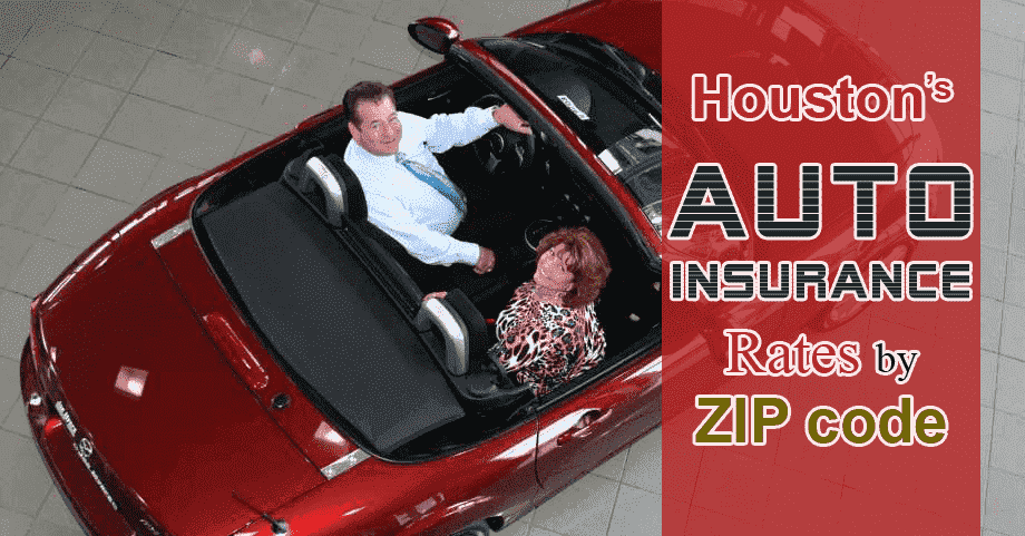 Auto Insurance rates in Houston by zip code