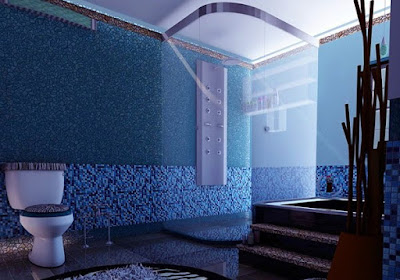 Gạch mosaic ốp nhà tắm