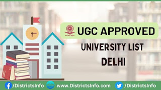 UGC Approved Universities in  Delhi