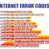 INTERNET ERROR CODES
