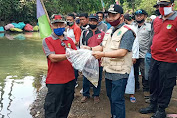 10.000 Benih Ikan Nileum ditebar disungai Cikadondong