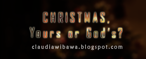 Christmas, God's Party or Your Party?