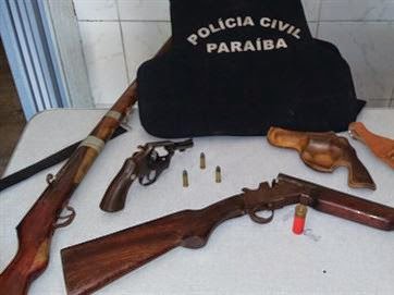 Ex-vereador é preso em fazenda com armas e suspeito de ameaçar de morte político da Paraíba