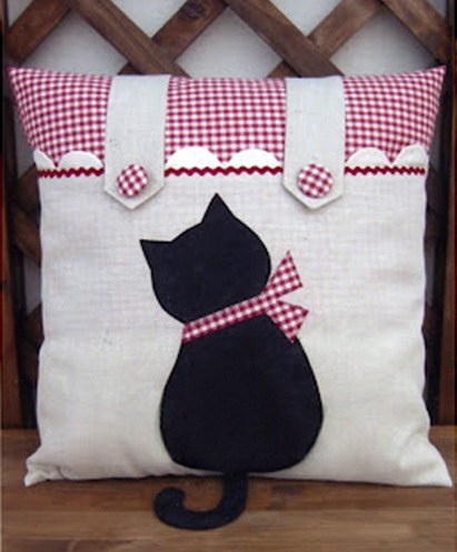 almofada gatinho