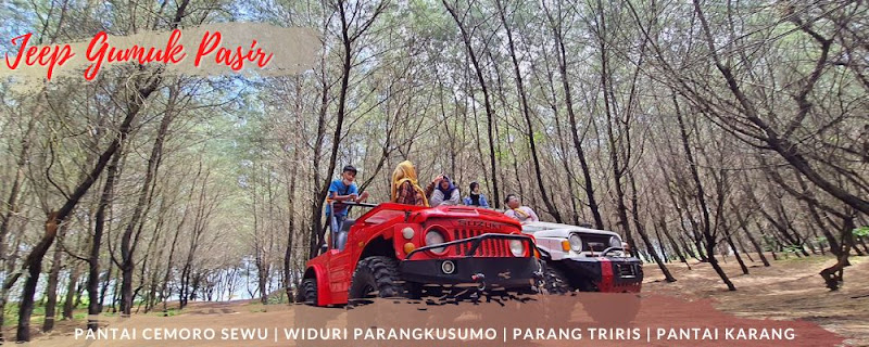 paket offroad jeep wisata gumuk pasir yogyakarta