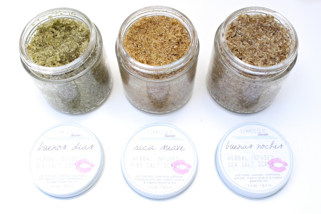 Herbal Infused Sea Salt Scrubs :: Organic Skin Care by Sunkissed Dream