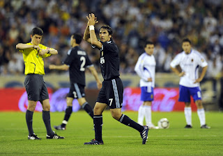 Raul celebrating