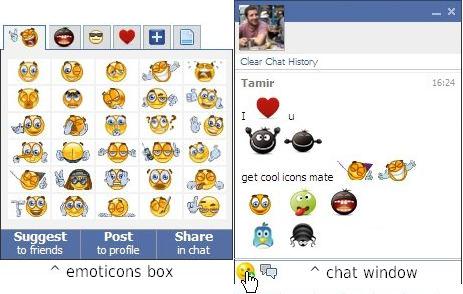 facebook smileys. facebook smileys codes.