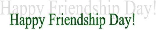 Happy Friendship Day