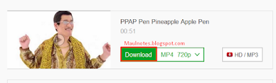 Maulnotes.blogspot.com-Cara Mudah dan Cepat Download Video Di Youtube