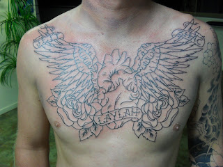 chest tattoos, tattooing