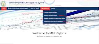 Teacher Attendance and Student Attendance Report - SIMS