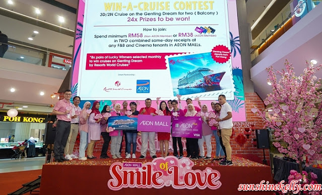 Smile of Love Win A Cruise Contest, AEON Resorts World Cruises, Smile of Love, Win A Cruise Contest, Genting Dream, AEON Mall, Travel