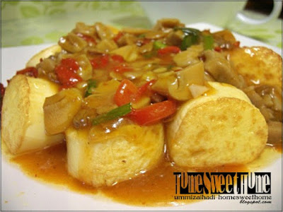 Home Sweet Home: Tauhu Telor (Tauhu Jepun) Masak Taucu 