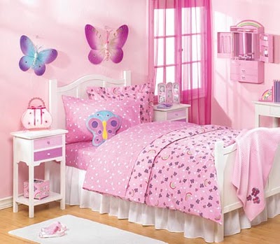 RumahKu SyurgaKu Dekorasi  Bilik Tidur Berwarna Pink 