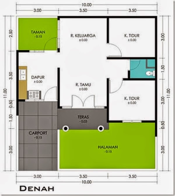 desain rumah minimalis type 36 2