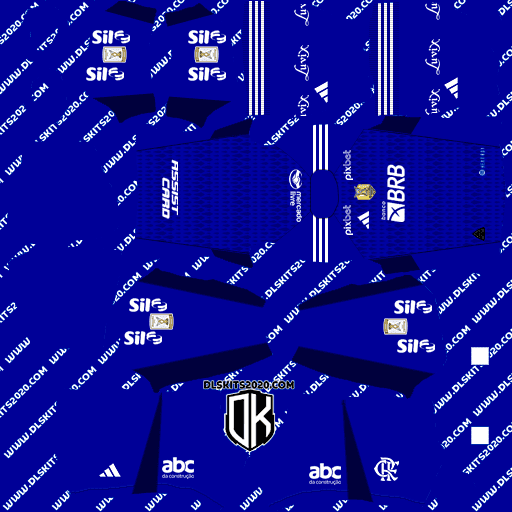 Kit Dream League Soccer 2023 Flamengo DLS Kits 2023-2024 Adidas (Goalkeeper Home)