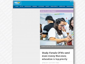 There are about 2.2 million overseas Filipino workers (OFWs) deployed worldwide, 57% of them are women. A digital money transfer company conducted a study conducted which shows that female OFWs are sending more remittance compared to male OFWs, most of which are intended to support children’s education.  The study, which involves more than 1,000 Filipino participants, reveals that 92% of female OFW respondents regard education as the priority for sending money to the Philippines. Moreover, 72 % of female OFWs are also found supporting the education expenses of those outside of their immediate family.Advertisement         Sponsored Links          72% of female OFWs send remittances for their support on the education of more children even those who do not belong to their own family circle.     While many OFWs normally support 1-3 students, female OFWs has 5-6.    The study said that OFWs allocate a large chunk of their remittances for sending their children to school and have a quality education. OFW women send 2% more than men do.    It could be because women who are working abroad are mostly domestic helpers and they don't want their kids to experience the same.  The OFWs working in a foreign household, who are mostly women, is said to be more vulnerable and prone to abuse and maltreatment.  Nevertheless, the Philippine economy remains stable because of these remittances.     However, the data is not released to despise or degrade OFW men because all the OFWs contributions are equally significant to the country from the remittances they religiously send to their families back home.          READ MORE: Can A Family Of Five Survive With P10K Income In A Month?    How Filipinos Can Get Free Oman Visa?    Do You Know The Effects Of Too Much Bad News To Your Body?    Authorized Travel Agency To Process Temporary Visa Bound to South Korea    Who Can Skip Online Appointment And Use The DFA Courtesy Lane For Passport Processing?