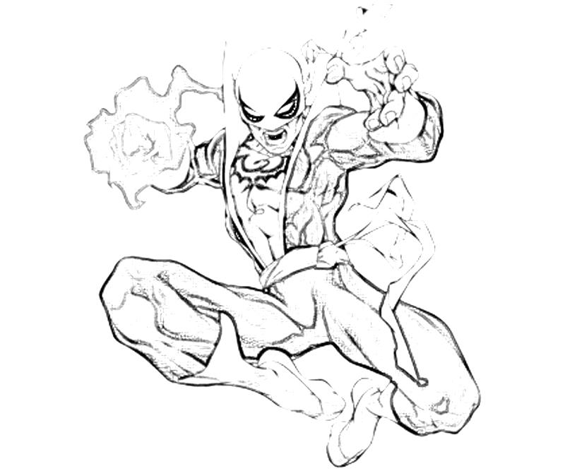 printable-marvel-vs-capcom-iron-fist-coloring_coloring-pages