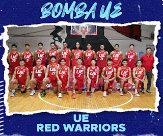 UE Red Warriors lineup for the 2022 UAAP Season 85 Men's Basketball