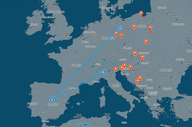 Itinerario de interrail por Europa de Preparar Maletas